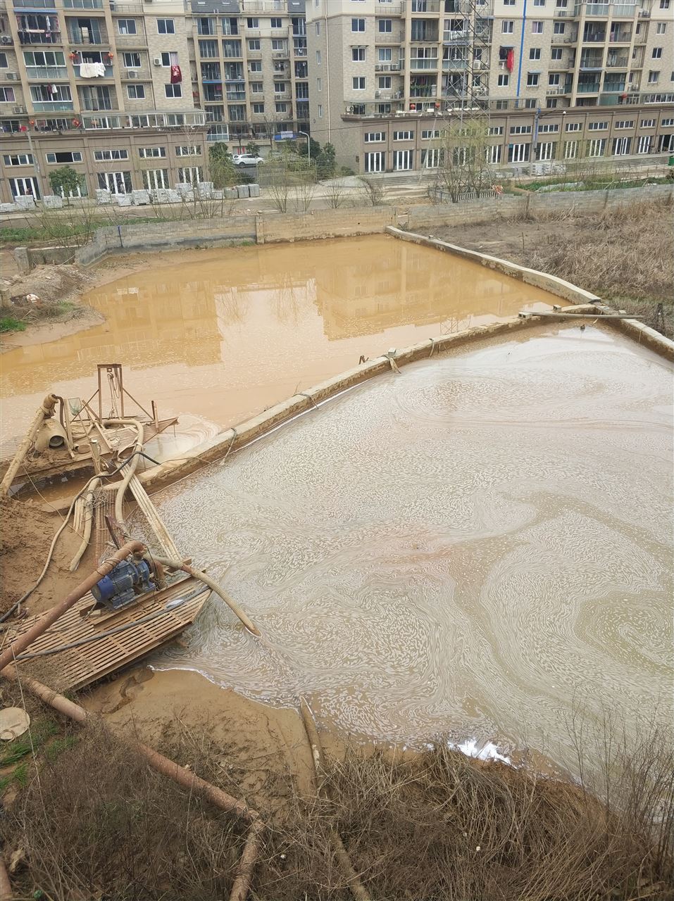 文峰沉淀池淤泥清理-厂区废水池淤泥清淤